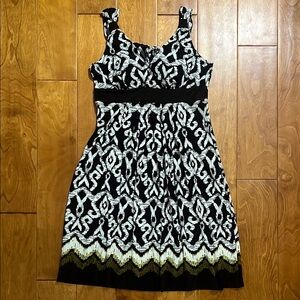 Intermission Y2K Baby Doll Chocolate Brown Midi Dress Size 4 Grunge Whimsigoth